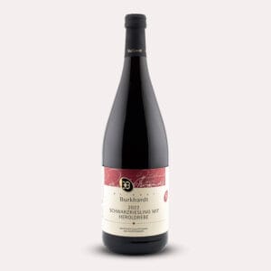 Flasche Schwarzriesling & Heroldrebe von Weingut Burkhardt - Rotwein