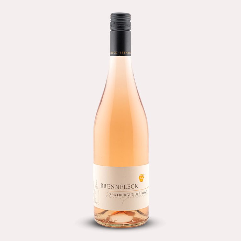 Flasche Spätburgunder rosé von Weingut Brennfleck - Roséwein